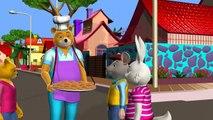 Hot Cross Buns Hot Cross Buns Rhyme -3D Animation English Rhymes & Songs for children