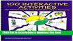 Books 100 Interactive Activities for Mental Health and Substance Abuse Recovery Free Download