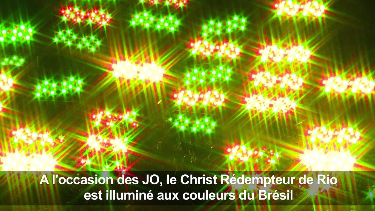 JO: le Christ Rédempteur illuminé aux couleurs du Brésil