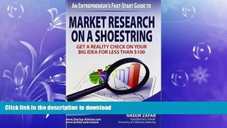 DOWNLOAD Market Research on a Shoestring READ PDF FILE ONLINE