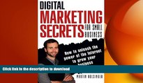 FAVORIT BOOK Digital Marketing Secrets For Small Business: How to unleash the power of the