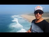 Carlos Burle fala sobre as ondas gigantes de Nazaré, em Portugal