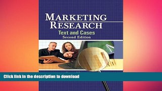 PDF ONLINE Marketing Research: Text and Cases, Second edition FREE BOOK ONLINE