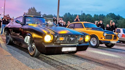 BIG Tire STREET ACTION - NITROUS Mustangs, 1400hp TT Opel MORE!