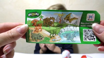 Киндеры с динозаврами из Германии  Марк Kinder dinosaurs from Germany