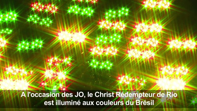 JO: le Christ Rédempteur illuminé aux couleurs du Brésil