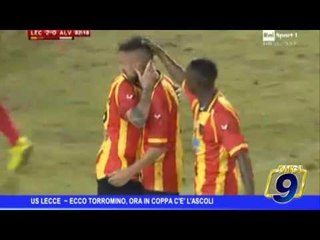 Us Lecce |  Ecco Torromino, ora in coppa c'è l'Ascoli