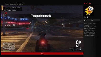 Gta v online  #corridas    ps4