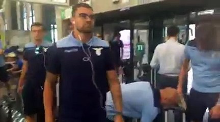 La Lazio imbarca alla volta di Marienfeld