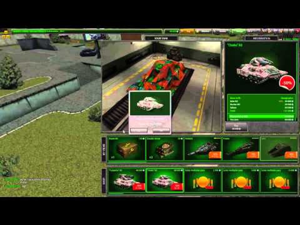 Tanki Online Buying Jackhammer kit, Osaka kit and Inferno