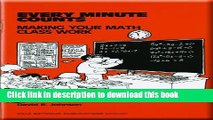 Ebook Every Minute Counts: Making Your Math Class Work Free Online