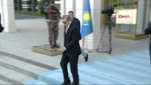 Cumhurbaşkanı Erdoğan, Kazakistan Cumhurbaşkanı Nazarbayev'i Resmi Törenle Karşıladı