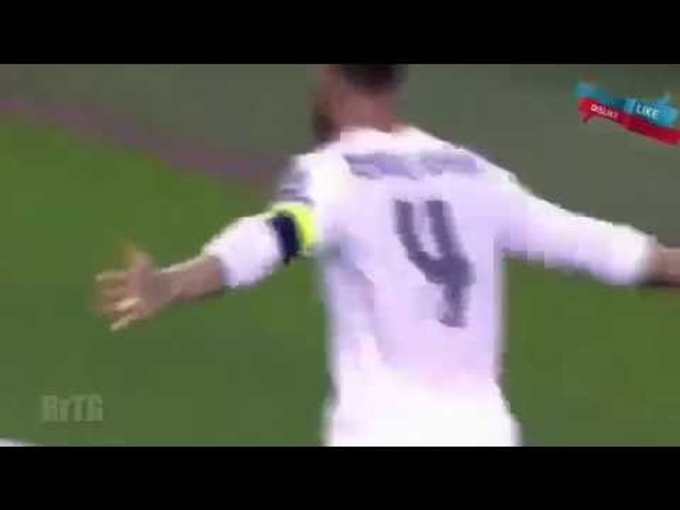 Champions league Real Madrid vs Atletico Madrid 2016 SERGIO RAMOS GOAL