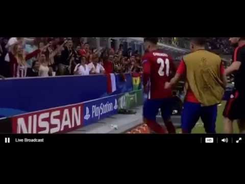 Champions league Real Madrid vs Atletico Madrid 2016 YANNICK CARRASCO GOAL