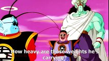 Goku trains with weights - Dragon Ball Kai 2016-2017