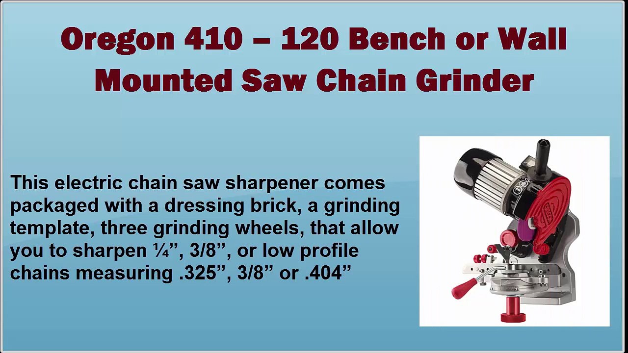 Chainsaw Sharpener Reviews  2016