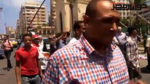 متظاهرو القائد إبراهيم يحتفلون بمرور عام على افتتاح قناة السويس الجديدة
