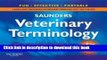 Books Saunders Veterinary Terminology Flash Cards Free Download