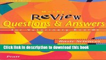 Books Mosby s Review Questions and Answers For Veterinary Boards: Basic Sciences Free Download