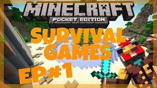 Minecraft PE: SURVIVAL GAMES Ep#1- DEM JUKES