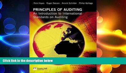 READ book  Principles of Auditing: An Introduction to International Standards on Auditing (2nd