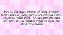 Loan Guide: Taking A Look At The Different Types Of Loans