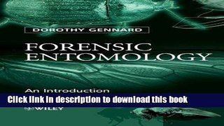 Books Forensic Entomology: An Introduction Free Download