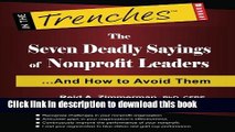 [Read PDF] The Seven Deadly Sayings of Nonprofit Leaders: And How to Avoid Them Ebook Free