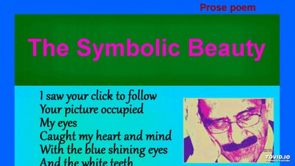 Ehsan Sehgal Prose Poem-The Symbolic Beauty