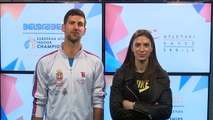 Novak Djokovic and Ivana Spanovic invite you to Euro Indoors in Belgrade
