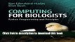 Books Computing for Biologists: Python Programming and Principles Full Download