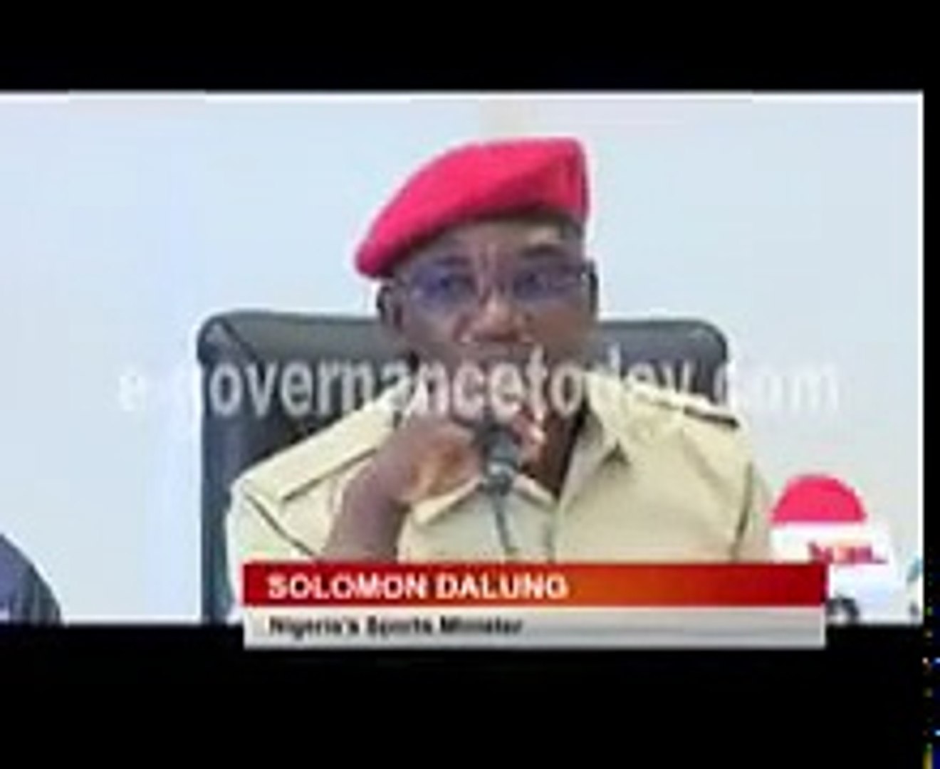 Nigeria youth and sports minister, Solomon Dalung latest- He called USA United States of Nigeria