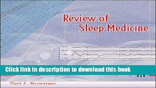 Ebook Review of Sleep Medicine, 1e Full Online