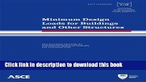 Books Minimum Design Loads for Buildings and Other Structures, 3rd Printing (Standard ASCE/SEI