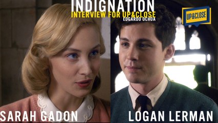INDIGNATION Are you an outsider or just different? watch Logan Lerman & Sarah Gadon on  UP&CLOSE