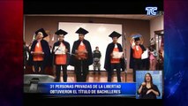 31 personas privadas de la libertad obtuvieron el título de bachilleres