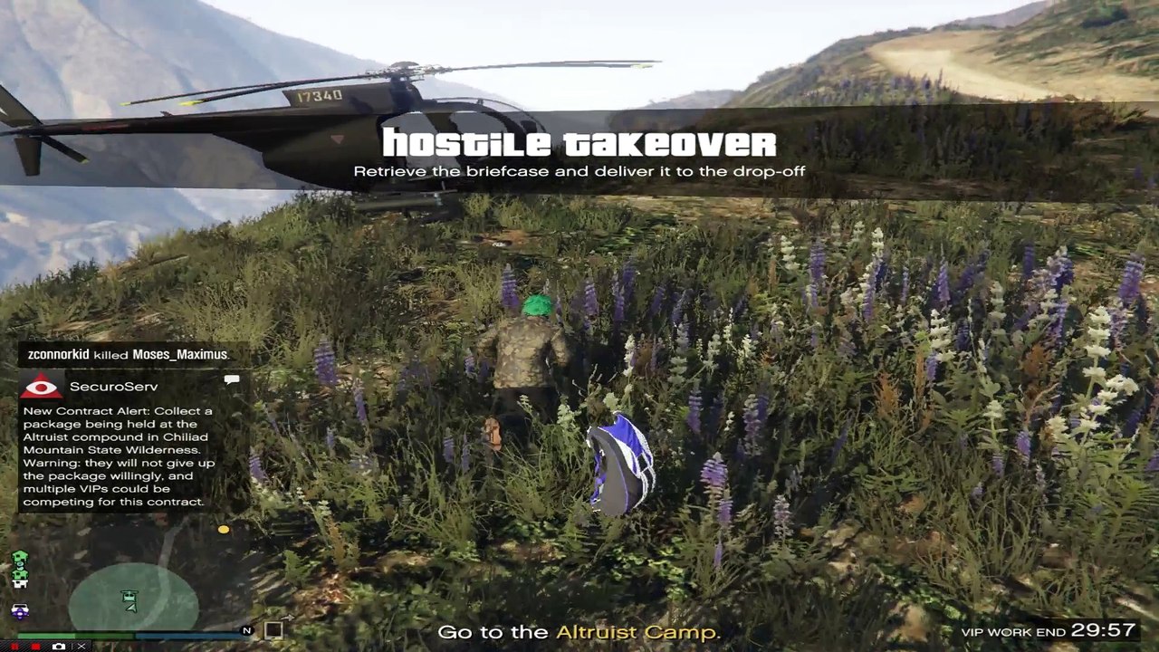 Grand Theft Auto V 'Hostile takeover' 'Altruist Camp' 'Part 1'