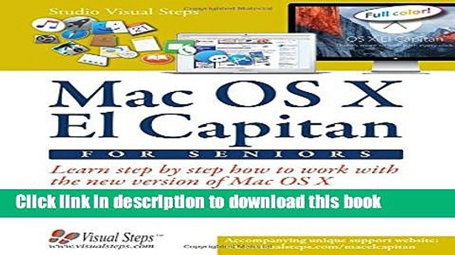 [Read e-Book PDF] Mac OS X El Capitan for Seniors: Learn Step by Step How to Work with Mac OS X