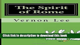 Ebook The Spirit of Rome Free Online