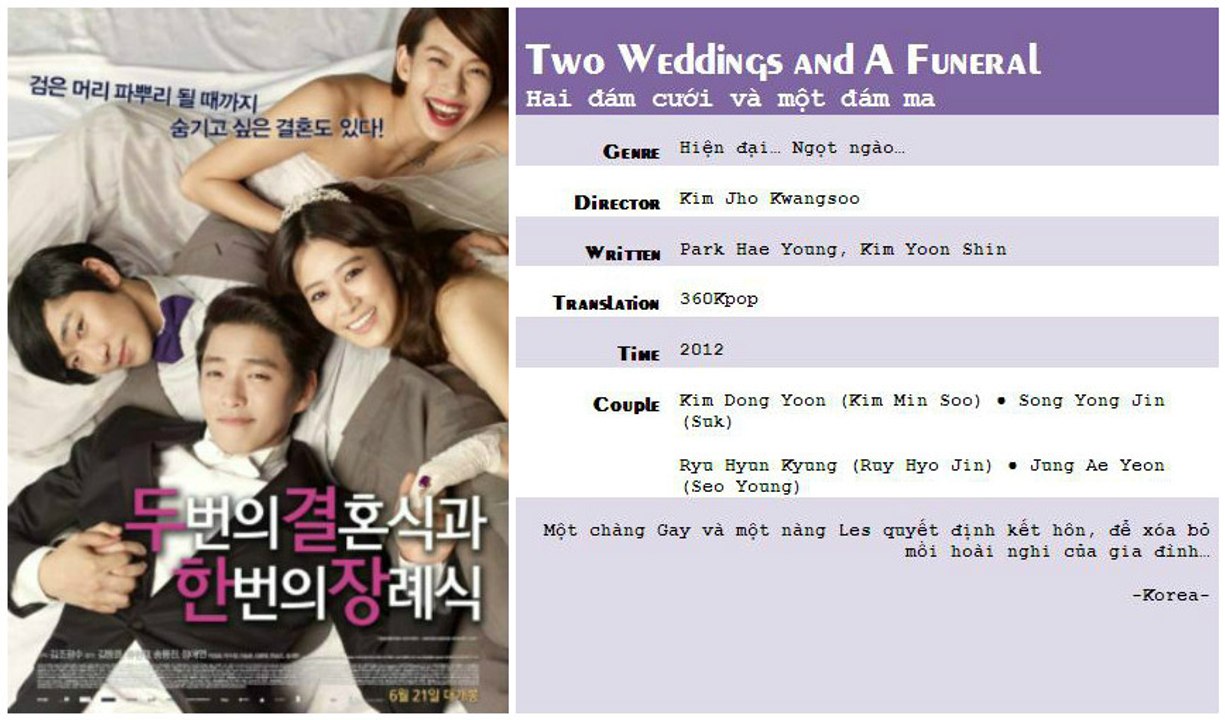 2012 -- Two Weddings and A Funeral -- Hai đám cưới và một đám ma -- 2/2