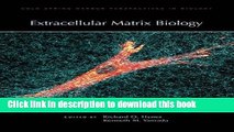 [PDF] Extracellular Matrix Biology (Cold Spring Harbor Perspectives in Biology) Download Online