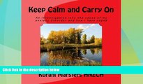 Must Have  Keep Calm and Carry On: An investigation into the cause of my anxiety disorder and how