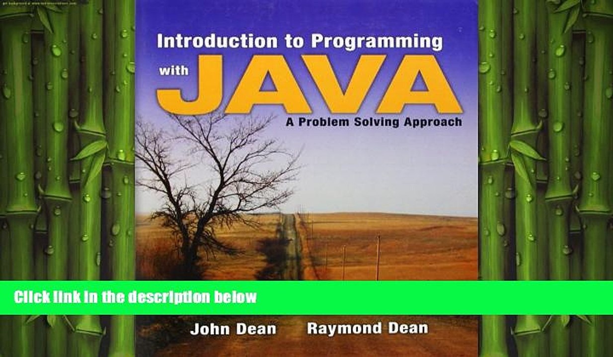 FREE DOWNLOAD  Introduction to Programming with Java: A Problem Solving Approach READ ONLINE