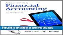 Ebook Fundamentals of Financial Accounting with Connect Access Card Free Online