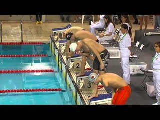 Men's 100m Butterfly S8 | Heat 1 | 2016 IPC Swimming European Open Championships Funchal