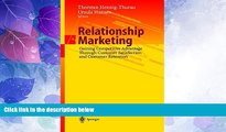 Must Have PDF  Relationship Marketing: Gaining Competitive Advantage Through Customer Satisfaction