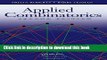 Books Applied Combinatorics, Second Edition Full Online