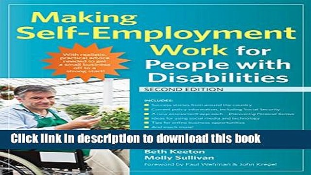 Download Making Self-Employment Work for People with Disabilities Online