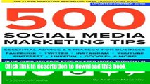 Books 500 Social Media Marketing Tips: Essential Advice, Hints and Strategy for Business: