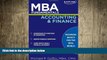 READ book  MBA Fundamentals Accounting and Finance (Kaplan Test Prep)  DOWNLOAD ONLINE